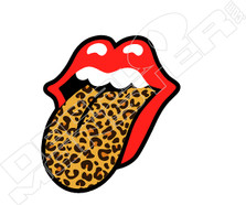 Rolling Stones Lepoard Tongue Decal Sticker