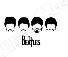 The Beatles Band Silhouette Music Decal Sticker