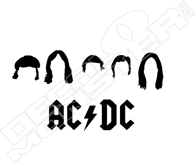 acdc JDM Metal Music Band TV Movie Funny Vinyl Sticker Decal Car Window Wall 7" 