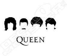 Queen Band Silhouette Music Decal Sticker
