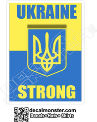 Ukraine Strong Putin Invasion of Ukraine Heroes Decal Sticker Shirt