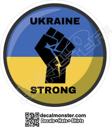 Ukraine Strong2 Putin Invasion of Ukraine Heroes Decal Sticker Shirt