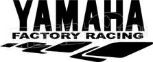 Yamaha Factory Racing Motorcycle Decal Sticker