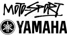 Yamaha Moto-Sport Motorcycle Decal Sticker