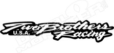 Two Brothers Racing Motorcycle Decal Sticker