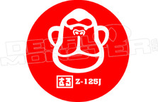 Honda Monkey Z-125 Motorcycle Decal Sticker