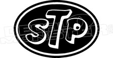STP 2 Motor Oil Decal Sticker