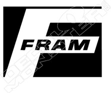 Fram Oil Filters Decal Sticker