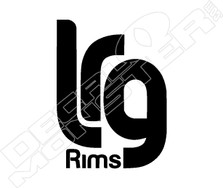 LRG Rims Decal Sticker