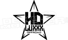 HD LUXXX Off Road Decal Sticker