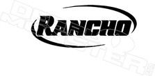 Rancho Decal Sticker
