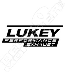 Lukey Performance Exhaust Decal Sticker