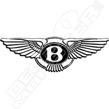 Bentley Wings Decal Sticker