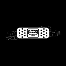 Jeep Bandaid Decal Sticker