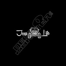 Jeep Life 9 Decal Sticker