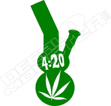 420 Bong Weed Decal Sticker