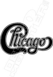 Chicago Band Music Decal Sticker