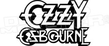 Ozzy Ozbourne Band Music Decal Sticker