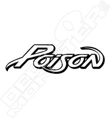 Poison Band Music Decal Sticker