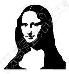 Mona Lisa Art Decal Sticker