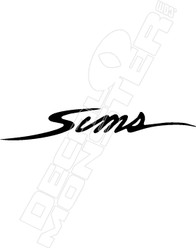 Sims Snowboards3 Decal Sticker