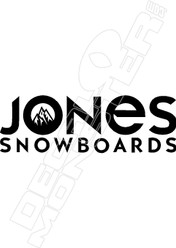 Jones Snowboards Decal Sticker