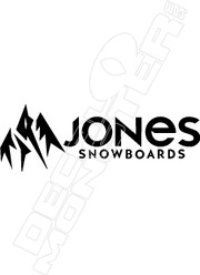 Jones Snowboards 2 Decal Sticker