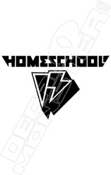 Homeschool Snowboards Decal Sticker