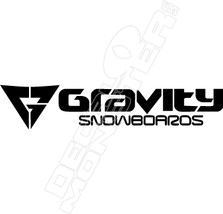 Gravity Snowboards 2 Decal Sticker