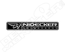 Nidecker Snowboards Decal Sticker