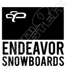 Endeavor Snowboards2 Decal Sticker