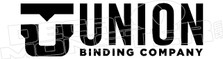 Union Binding Company Snowboards Decal Sticker