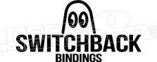 Switchback Bindings Snowboards Decal Sticker