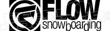 Flow Snowboarding Decal Sticker