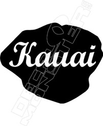 Kauai Island Hawaiian Decal Sticker
