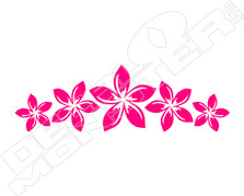 Flowers 3 Hawaiian Decal Sticker