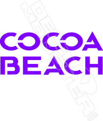 Cocoa Beach 2 Florida Decal Sticker