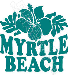 Myrtle Bearch California Decal Sticker