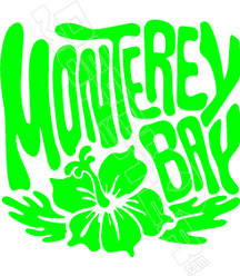 Monterey Bay California Decal Sticker