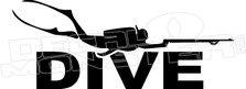 Dive Diving Hawaiian Decal Sticker
