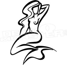 Mermaid 3 Decal Sticker
