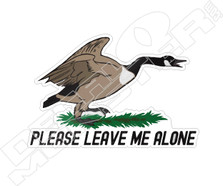 Please Leave me Alone Canada Freedom Convoy Decal Sticker