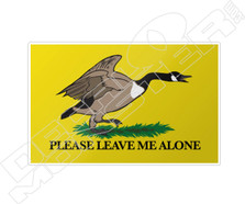 Please Leave me Alone 2 Canada Freedom Convoy Decal Sticker