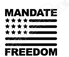 Mandate Freedom USA Decal Sticker