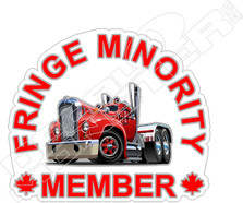 Fringe Minority Member Decal Sticker