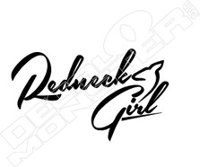 Redneck Girl Hunter Decal Sticker