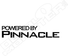 Powered by Pinnacle Golf Decal Sticker