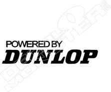Powered by Dunlop Golf Decal Sticker
