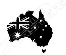 Australia Outline Decal Sticker