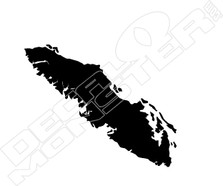 Vancouver Island Decal Sticker